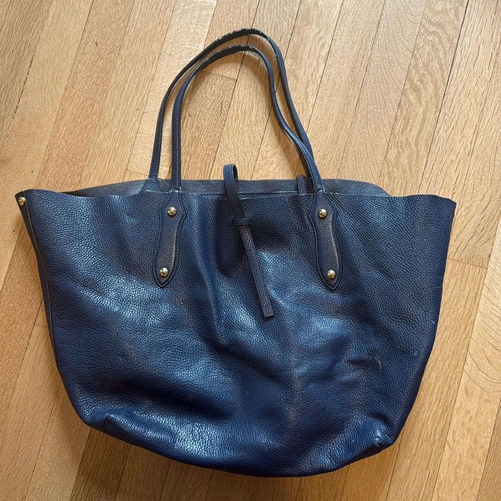 Annabel Ingall Navy Blue Tote Bag